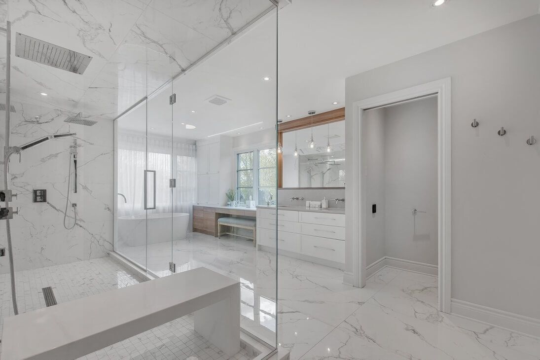Armoires de salle de bain en super lustré